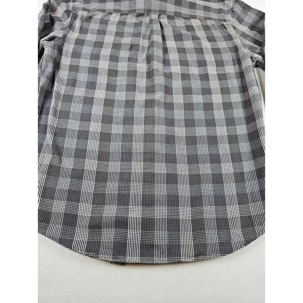 Ben Sherman Shirt Men's Size L Black Check Long Sleeve Button Down Pocket Shirt - Picture 12 of 15
